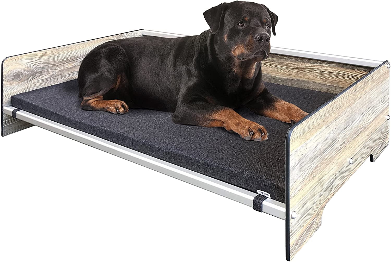 Foreman Waterproof Contemporary Comfort Dog Bed with Backrest Pet Bed