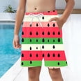 thumbnail image 1 of Odeerbi 4-15 Años Niños Lindo Estampado Pantalones Cortos de Playa Seco Rápido Con Bolsillos Elásticos Pantalones Cortos de La Tabla de La Cintura, 1 of 8
