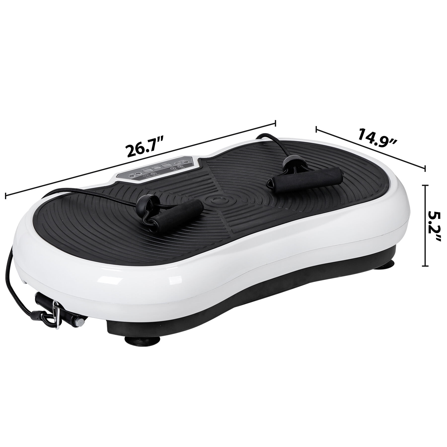 ZENY Vibration Plate Exercise Machine Bluetooth Adjustable Vibration Speed, White