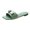 Green, variant on Vedolay Women Shoes Women's Braided Low Block Heel Sandals Square Open Toe Slip On Shoes,White 8.5