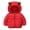 Red, variant on Toddler Winter Coats Puffer Padded Jacket Baby Boys Girls Bear Hoods Down Jacket Light Weight Infant Outerwear 1-6 Years