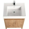 thumbnail image 6 of Blossom Capri 24" Freestanding Vanity in Classic Oak | Acrylic Sink | LED Wood Cabinet | Soft-Close Storage, 6 of 10