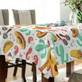 thumbnail image 3 of Cinco De Mayo Design Rectangle Tablecloth, Dust Proof Anti Wrinkle Wipeable Table Cloth Tabletop foration of Dinner Kitchen Wedding Holiday Party 60"x90" Decor Gift, 3 of 7