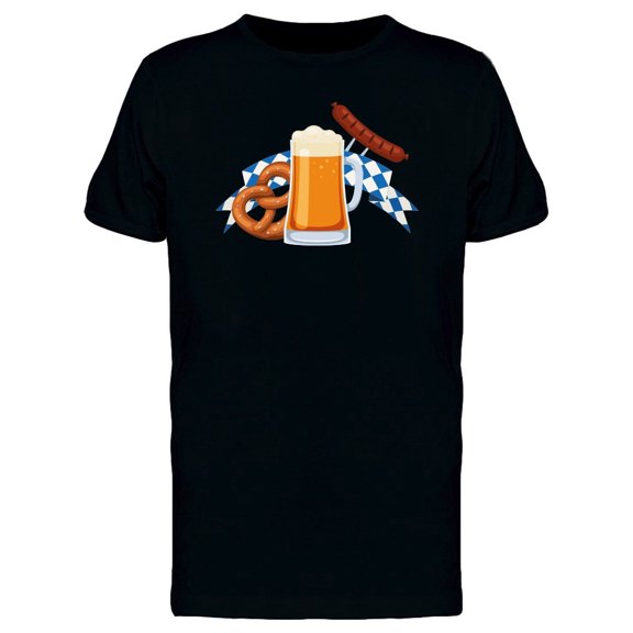 Pretzel Sausage & Beer Tee Men's -Image by Shutterstock