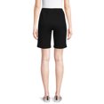 thumbnail image 6 of RealSize Women's 2-Pocket Pull On Stretch Shorts, Available in Petite Sizing, 6 of 6