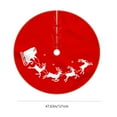 thumbnail image 4 of Antqov Soft Christmas Tree Skirt Carpet with Christmas Deers 48" Large Christmas Decor Tree Mat for Halloween Christmas Party Home Decorations, 4 of 8