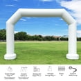 thumbnail image 7 of Wellcomer 21Ft Airtight Inflatable Arch , Polygon archway with air pump - White, 7 of 7
