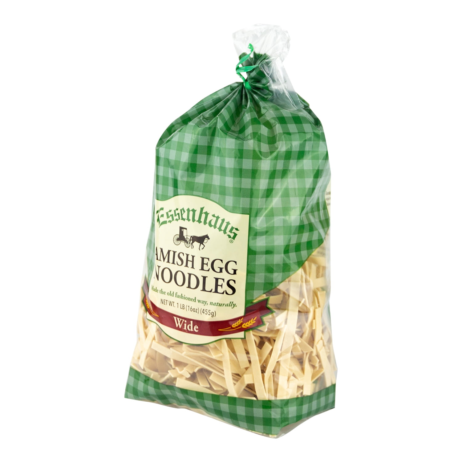 (2 pack) Essenhaus Homemade Style Wide Egg Noodles, 16 oz