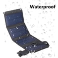 thumbnail image 2 of Cargador Células Panel Solar USB Plegable Al 20W 5V para Senderismo (), 2 of 9