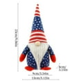 thumbnail image 2 of FAMTKT 4th of July Patriotic Gnomes Decorations Red White and Blue Decorations Election Decorations Living Room Desktop Decorations Gnome Gifts for Women, 2 of 3