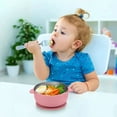 thumbnail image 4 of erfcxs Silicone And Stainless Steel Baby Bowl With Suction Cups Scalding Food Container And Spill Proof Design Suitable For Baby Self Feeding, 4 of 4