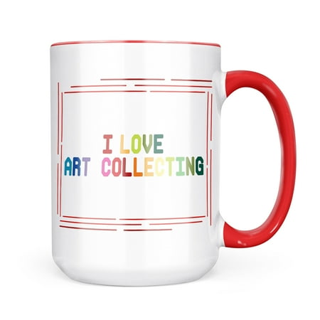 

Neonblond I Love Art collecting Colorful Mug gift for Coffee Tea lovers