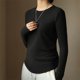 thumbnail image 3 of Camisetas de mujer Camisetas de manga larga con cuello redondo Camisetas básicas Blusa Zhivalor BST2001314-3, 3 of 6