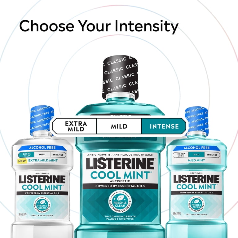 Listerine Cool Mint Antiseptic Mouthwash, 1 Liter photo 4
