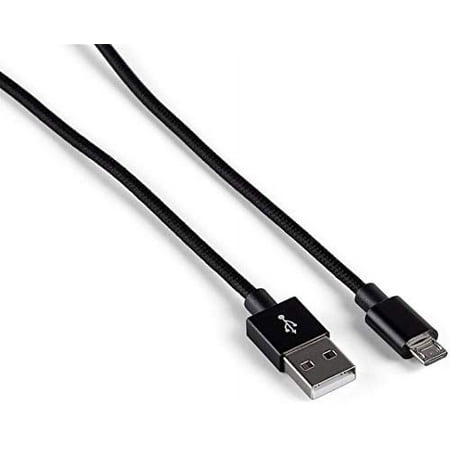 Micro USB Cable Android Charger  Micro USB Android Charger Cable Nylon Braided Cord Compatible with Samsung Galaxy S7 S6 J7 Note 5  Kindle  Xbox  PS4-Black (3ft+Wall Charger  2 Pack) price history on PriceWatchPro