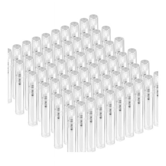 60PCS 5Ml Mini Bottle, Mini Clear Plastic Bottle Empty