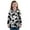 Black White Cow Print, variant on Uorisanigo Girls Half Zipper Sweatshirts Fall Spring Outfits Clothes Blue Fire Print Long Sleeve Pullover Top Oversized Drop Shoulder Cropped Pullover Hoodies for Teen Girl