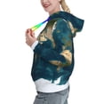 thumbnail image 2 of Haiem World Map for Women's Fashion Hoodies & Sweatshirts with Kangaroo Pocket,Hooded Sweatshirt with Eye-catching Drawstrings-X-Large, 2 of 7