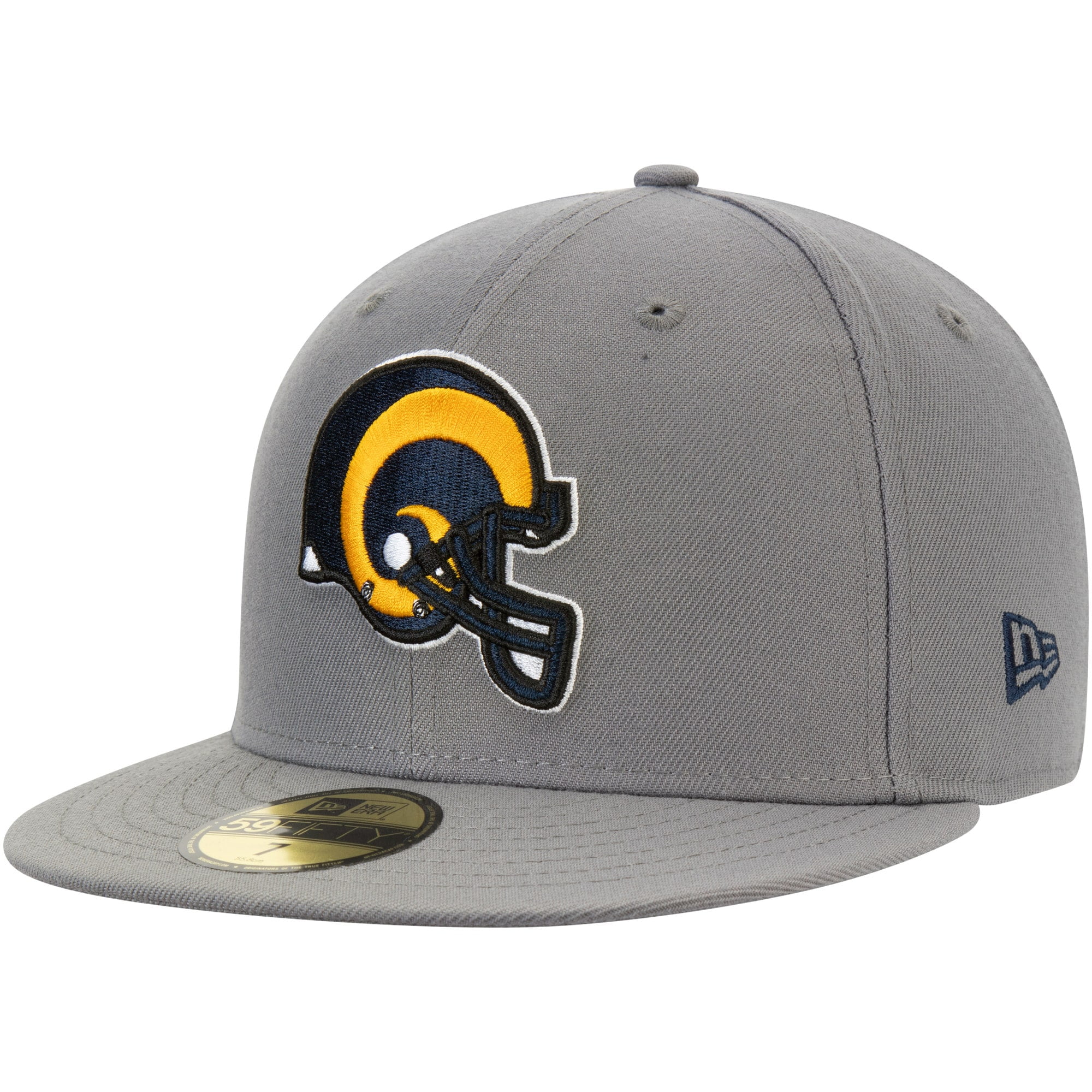 Los Angeles Rams New Era Throwback Logo Storm 59FIFTY Fitted Hat