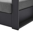 thumbnail image 5 of Modway Tahoe Outdoor Patio Powder-Coated Aluminum Armchair in Gray Charcoal, 5 of 8