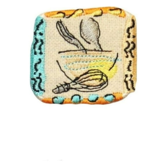 ID 1227E Mixing Badge Patch Veggie Emblem Craft Embroidered Iron On Applique