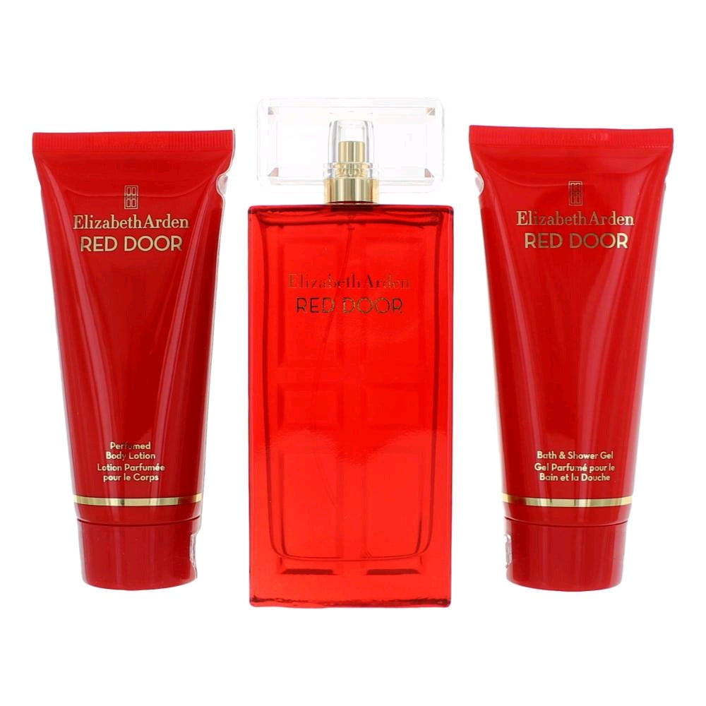 Red Door by Elizabeth Arden, 3 Piece Gift Set for Women