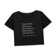 thumbnail image 5 of Camiseta corta para mujer, ropa de verano, cuello redondo, para desplazamientos en la calle, senderismo, trabajo M, 5 of 7