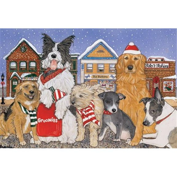 Mix Dog Holiday Boxed Cards