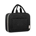 thumbnail image 4 of Bolso del viaje del bolso del artículo de tocador con el bolso cosmético resistente del maquillaje del agua del gancho colgante, 4 of 4