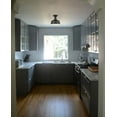 thumbnail image 4 of Farmhouse Matte Black Ceiling Light Fixture Rustic Barn Flush Mount Ceiling Lights, 4 of 7