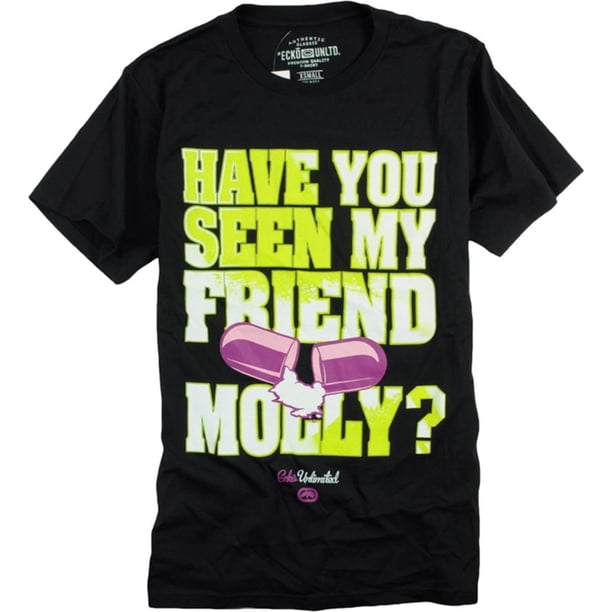 Ecko Unltd. Camiseta gráfica Molly para hombre, negra, pequeña