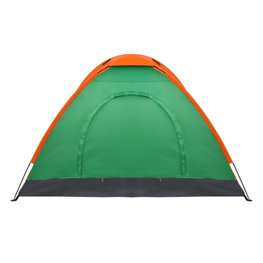 2-Person Waterproof Camping Dome Tent with Top Tarp Hook and Dual-Way Zip, Portable Windproof Easy Setup Family Tent with Carry Bag Rain Fly for Hiking Backpacking Traveling Glamping Beach
