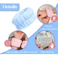 thumbnail image 5 of 4Pcs Wrist Towels for Washing Face,Microfiber Wrist Spa Washband Absorbent Wristbands Arm Bands for Women Girls Prevent Water from Spilling Down Your Arms, 5 of 5