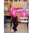 thumbnail image 4 of Marvel Grils Shirts Pink Top and Black Flare Pants Ghost-Spider 2 Piece Outfit School Kids 8-9Y, 4 of 10