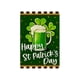 thumbnail image 2 of Decoraciones para el Día de San Patricio, Accesorios para el Día de San Patricio, Regalos para el Día de San Patricio. Bandera de jardín de doble cara con diseño de "Feliz Día de San Patricio", bander, 2 of 6