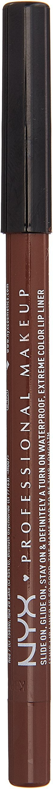 nyx brown lip liner urban cafe