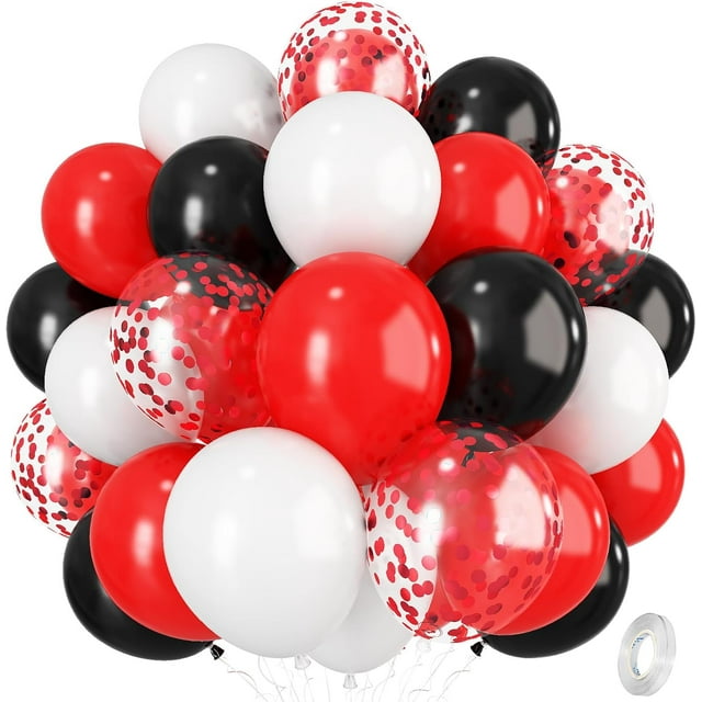 35 Pcs Soccer Ball Balloons, Black White Soccer Birthday Latex Balloons for Boys, Soccer Party Decorations Supplies for Kids Children Football Lover Sport Theme Birthday Baby Shower Party Decor