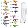 thumbnail image 3 of Clip Banane 22 Fléchettes Remplacement pour Nerf N-Strike Elite Jouet (Transparent), 3 of 5