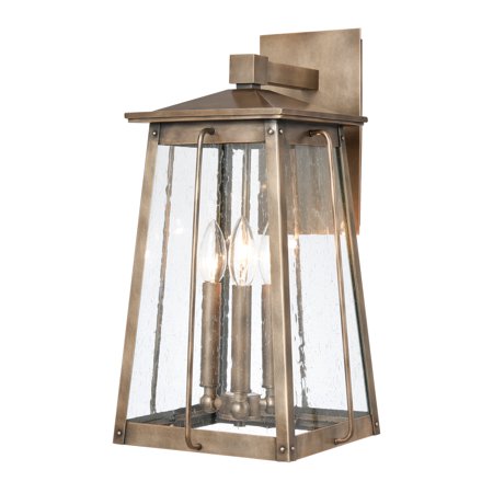 

Kirkdale 19 High 3-Light Outdoor Sconce - Vintage Brass