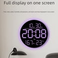 thumbnail image 3 of LED Color Changing Wall Clock Large Modern Design, 3 of 15