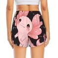 thumbnail image 2 of Lsque Cute Axolotl Sakura Blossoms A Printed Women's Running Shorts with Liner Pockets,Elastic Quick Dry Workout Athletic Gym Yoga Shorts,Womens High Waist Shorts-XX-Large, 2 of 9