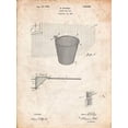 thumbnail image 2 of Borders, Cole 15x18 Gold Ornate Wood Framed with Double Matting Museum Art Print Titled - PP717-Vintage Parchment Basketball Goal Patent Poster, 2 of 4