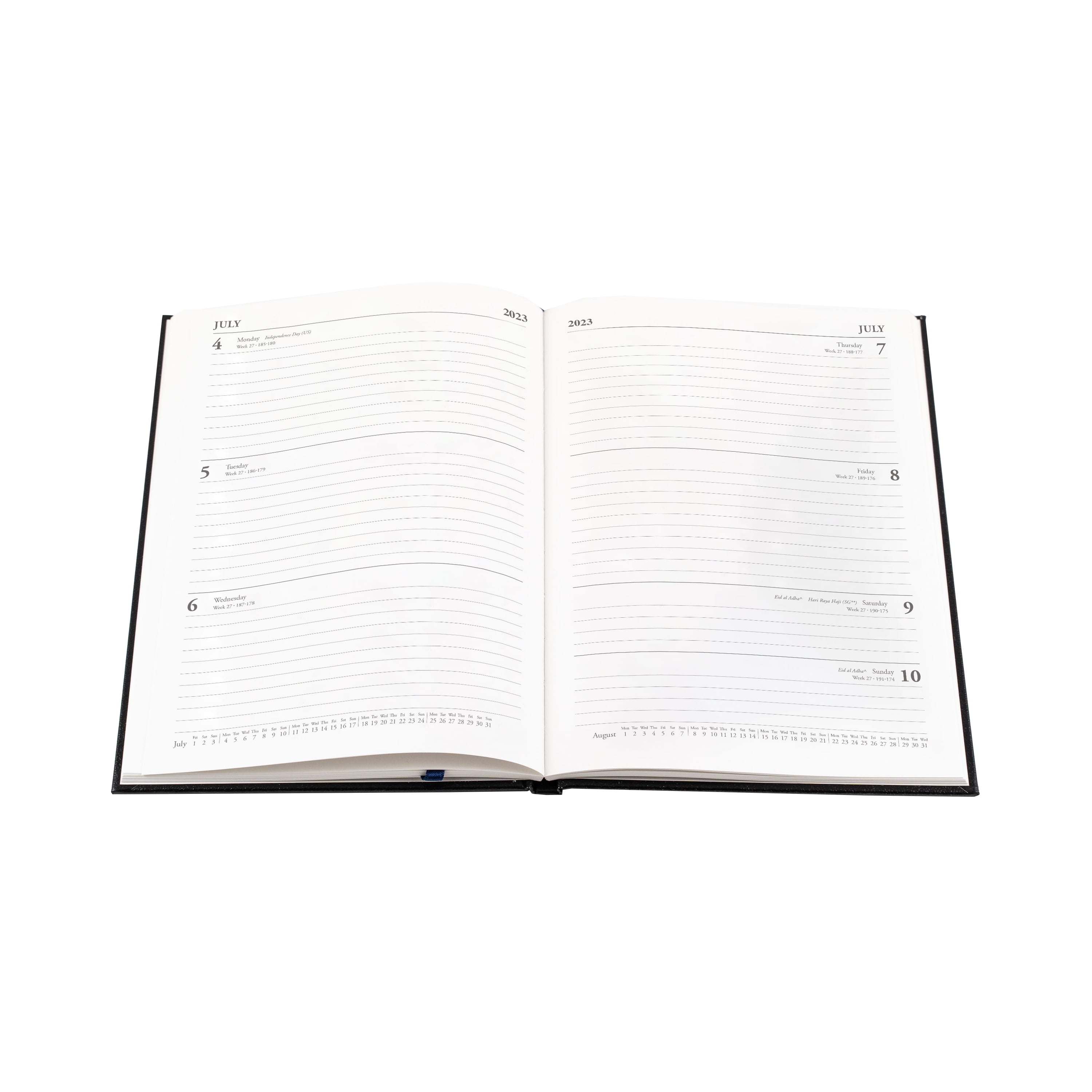 Buy Collins Essential A5 Week to View 2023 Diary Black Calendar