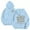 Light Blue, variant on LUOGENLI Hoodies for Men Zip up Navy Blue Men's Casual Hoodies Sweatshirts Loose Fit Pullover with Print Design for Autumn Winter Daily Wear Comfortable Streetwear Grey Size M