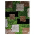 thumbnail image 4 of Rugsotic Carpets Hand Tufted Shag Polyester Eco-Friendly Area Rugs - 10'x13', Rectangle, Green Beige, Plain Solid Design, High Pile Handmade Anti Skid Rugs for Living Room, Bed Room K00012, 4 of 5