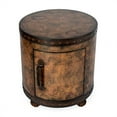 thumbnail image 2 of Beaumont Lane Table d'Extrémité en Bois Traditionnelle Ronde en Brun, 2 of 8
