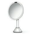 simplehuman 8" Round Sensor Makeup Mirror with TouchControl Dual Light