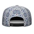 thumbnail image 4 of Abstract Art Snapback Hat – Colorful Geometric Print Flat Brim Cap, Hip Hop Style Adjustable for Men & Women, 4 of 8