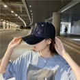 thumbnail image 3 of Gorra de béisbol de malla con lentejuelas de colores para mujer, gorra de béisbol de calle de moda, gorra de sol de verano transpirable de malla para primavera y otoño, 3 of 6