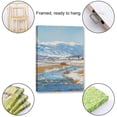 thumbnail image 3 of OWNSERIES Home Decor Winter Snow Scene Pattern Canvas Wall Art Paintings for Living Room - Canvas Framed Print Wall Artworks Ship From US Local Warehouse, 3 of 5